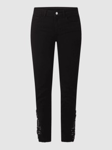Czarne jeansy Liu-Jo z bawełny w street stylu