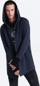 Granatowa bluza Ombre w młodzieżowym stylu z bawełny