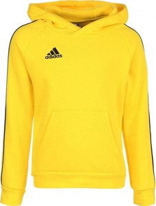 Żółta bluza Adidas w młodzieżowym stylu z bawełny