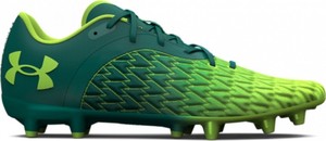 Zielone buty sportowe Under Armour sznurowane w sportowym stylu