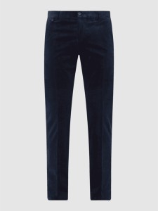 Granatowe spodnie Tommy Hilfiger z bawełny w stylu casual