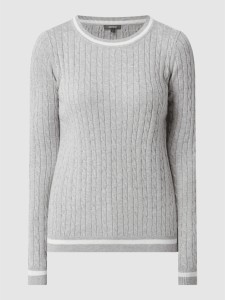 Sweter Montego z bawełny w stylu casual