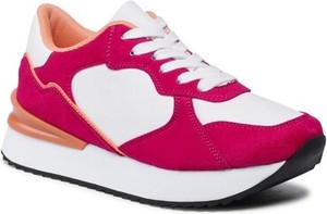 Różowe buty sportowe Nylon Red nylon w sportowym stylu