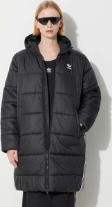 Czarna kurtka Adidas Originals w stylu casual długa
