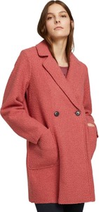 Czerwony płaszcz Tom Tailor bez kaptura w stylu casual