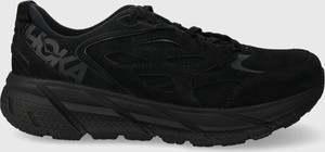 Czarne buty sportowe PRM w sportowym stylu z zamszu