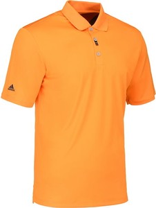 Pomarańczowa koszulka polo Adidas w stylu casual