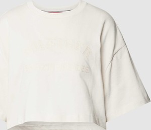 T-shirt Tommy Hilfiger z okrągłym dekoltem z krótkim rękawem