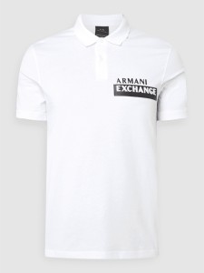 Koszulka polo Armani Exchange z bawełny w młodzieżowym stylu
