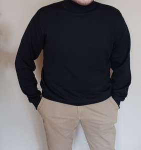 Czarny sweter Bodara w stylu casual