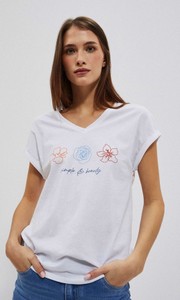 T-shirt Moodo.pl z bawełny w sportowym stylu