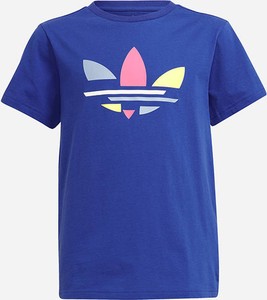 Niebieska koszulka dziecięca Adidas Originals dla chłopców