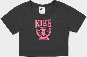 Czarna bluzka dziecięca Nike z krótkim rękawem