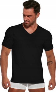 Koszulka krótki rękaw authentic Cornette czarna 201