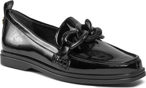 Czarne buty Ryłko z płaską podeszwą