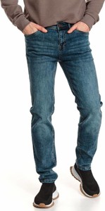 Niebieskie jeansy Top Secret w stylu casual