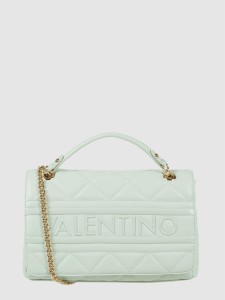 Miętowa torebka Valentino Bags na ramię mała ze skóry ekologicznej
