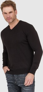Czarny sweter La Martina z wełny