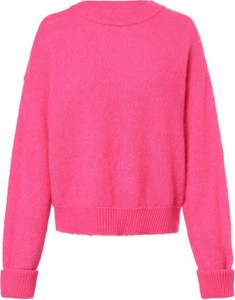 Różowy sweter American Vintage z wełny w stylu casual