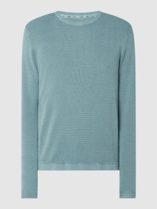 Niebieski sweter Q/s Designed By - S.oliver z bawełny