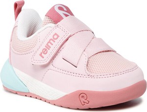 Różowe buty sportowe dziecięce Reima na rzepy dla dziewczynek