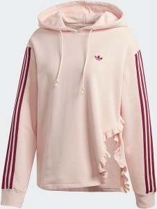 Różowa bluza Adidas krótka