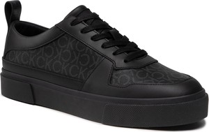 Sneakersy CALVIN KLEIN - Low Top Lace Up Cv Mono HM0HM00530 Black Mono 00V