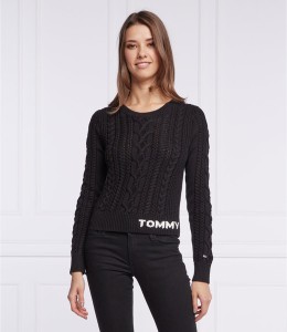 Czarny sweter Tommy Jeans