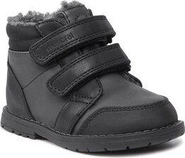 Czarne buty dziecięce zimowe Mayoral na rzepy
