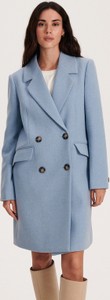 Niebieski płaszcz Reserved z tkaniny w stylu casual