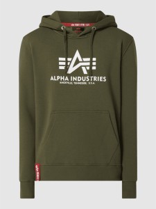 Zielona bluza Alpha Industries w młodzieżowym stylu