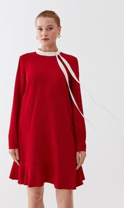 Sukienka Red Valentino z długim rękawem mini