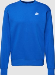 Niebieska bluza Nike z bawełny w stylu casual
