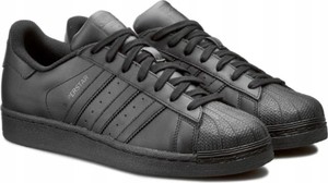 Buty sportowe Adidas sznurowane ze skóry z płaską podeszwą