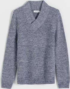 Granatowy sweter Reserved w stylu casual