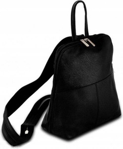 Czarny plecak 5.10.15 w sportowym stylu ze skóry ekologicznej