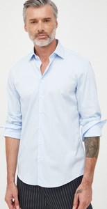 Niebieska koszula Calvin Klein z długim rękawem