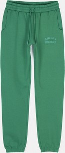 Zielone spodnie Gate w stylu casual