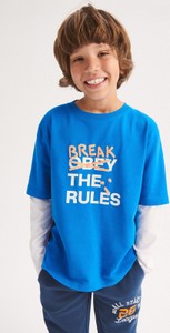 Niebieska koszulka dziecięca Reserved dla chłopców
