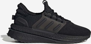 Czarne buty sportowe Adidas w sportowym stylu sznurowane