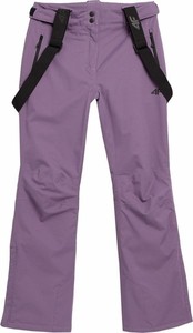 Fioletowe spodnie sportowe 4F w sportowym stylu