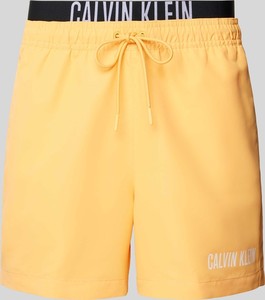 Żółte kąpielówki Calvin Klein Underwear