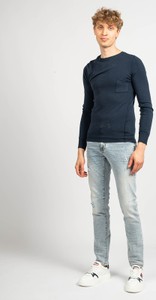 Sweter ubierzsie.com z tkaniny z okrągłym dekoltem