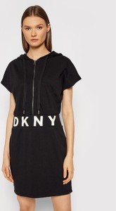 Sukienka DKNY w stylu casual z okrągłym dekoltem prosta