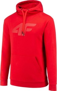Czerwona bluza 4F w sportowym stylu