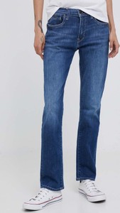 Granatowe jeansy Pepe Jeans w stylu casual
