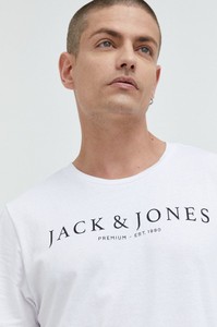 T-shirt Jack & Jones w młodzieżowym stylu z krótkim rękawem z nadrukiem
