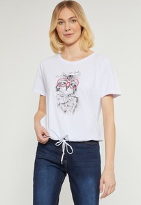 T-shirt Monnari w młodzieżowym stylu z okrągłym dekoltem z krótkim rękawem