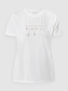 T-shirt Saint Tropez w młodzieżowym stylu z krótkim rękawem