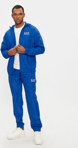 Niebieski dres Emporio Armani z dresówki w sportowym stylu